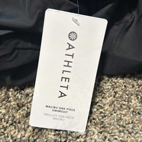 NWT! Athleta Black Malibu One Piece Swimsuit - Multiple Sizes🩵 - Picture 9 of 9
